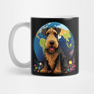 Airedale Terrier Earth Day Mug